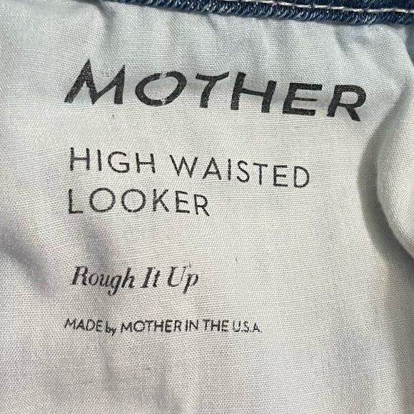 MOTHER high rise LOOKER jeans in “Rough It Up” wash. Size 26. Stretch denim. - Picture 9 of 9